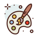 art and design,brush,paint brush,painting,color,painting palette,paint palette ok 